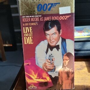 James Bond Live and Let Die VHS